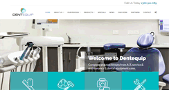 Desktop Screenshot of dentequip.com.au